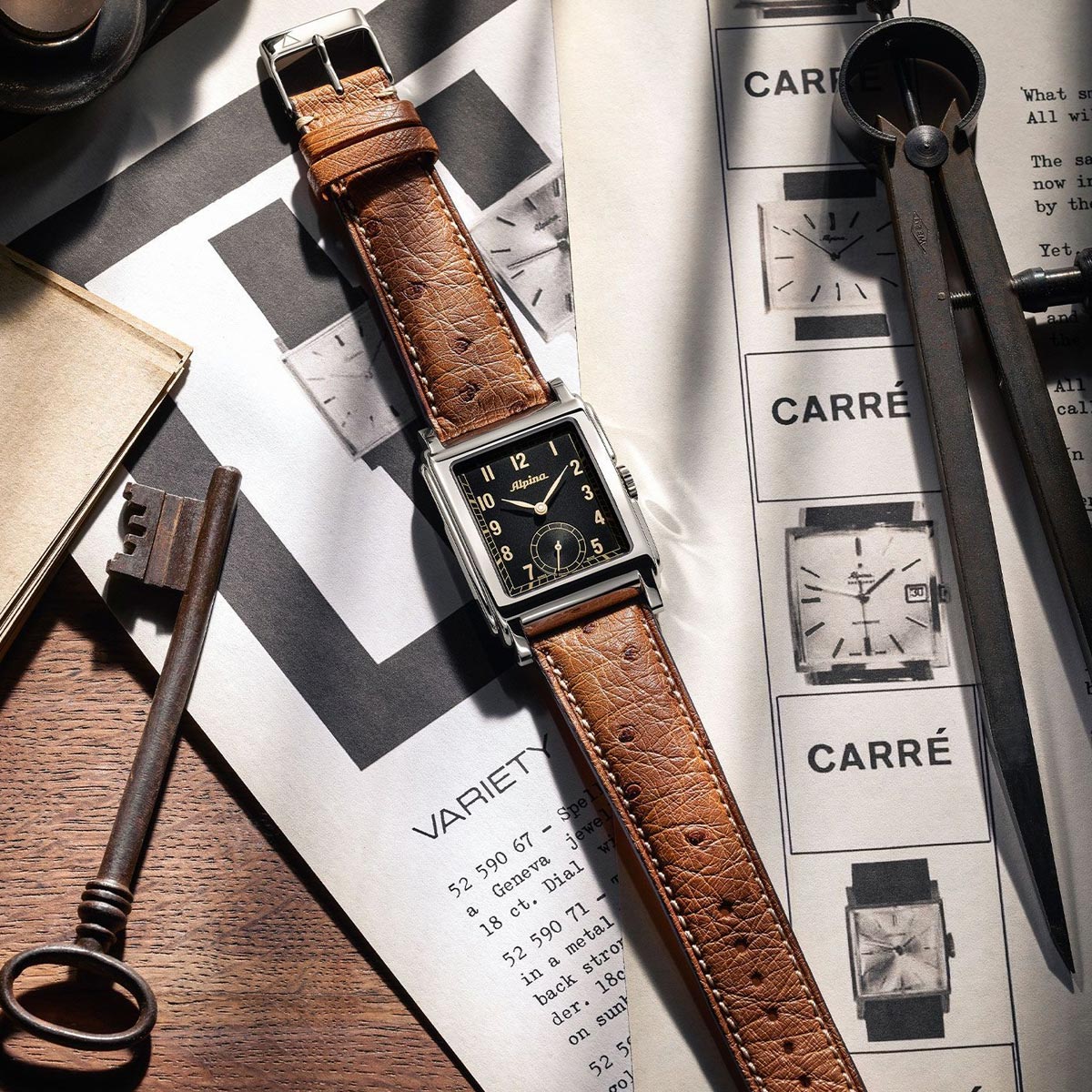 Alpina Heritage Carrée Automatic AL-530BA3C6 - Image 2