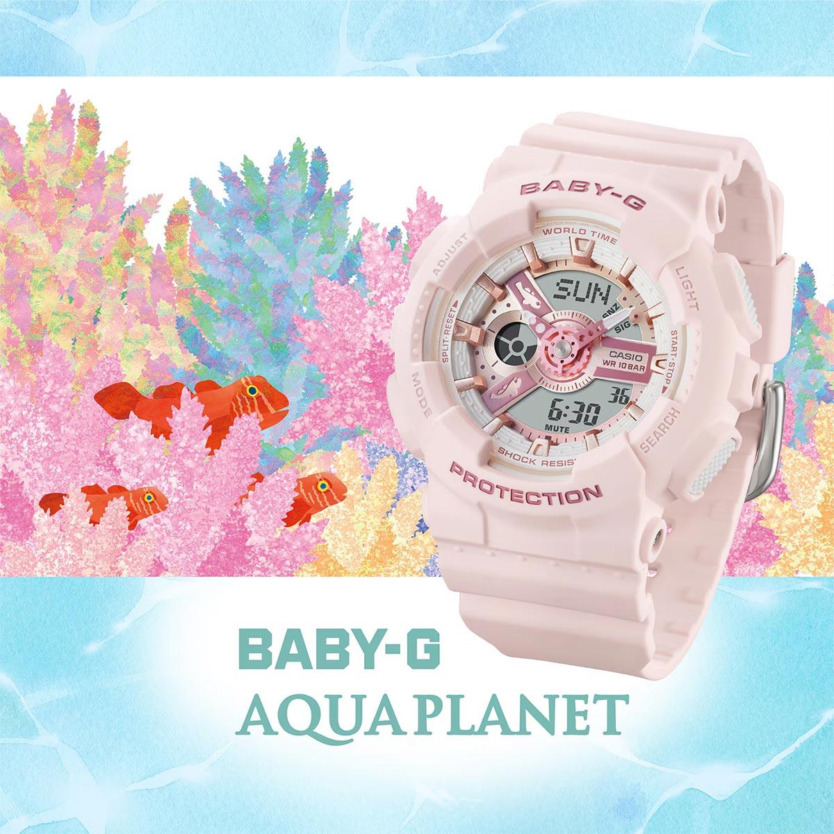 Baby-G Aqua Planet BA-110AQ-4A - Image 6