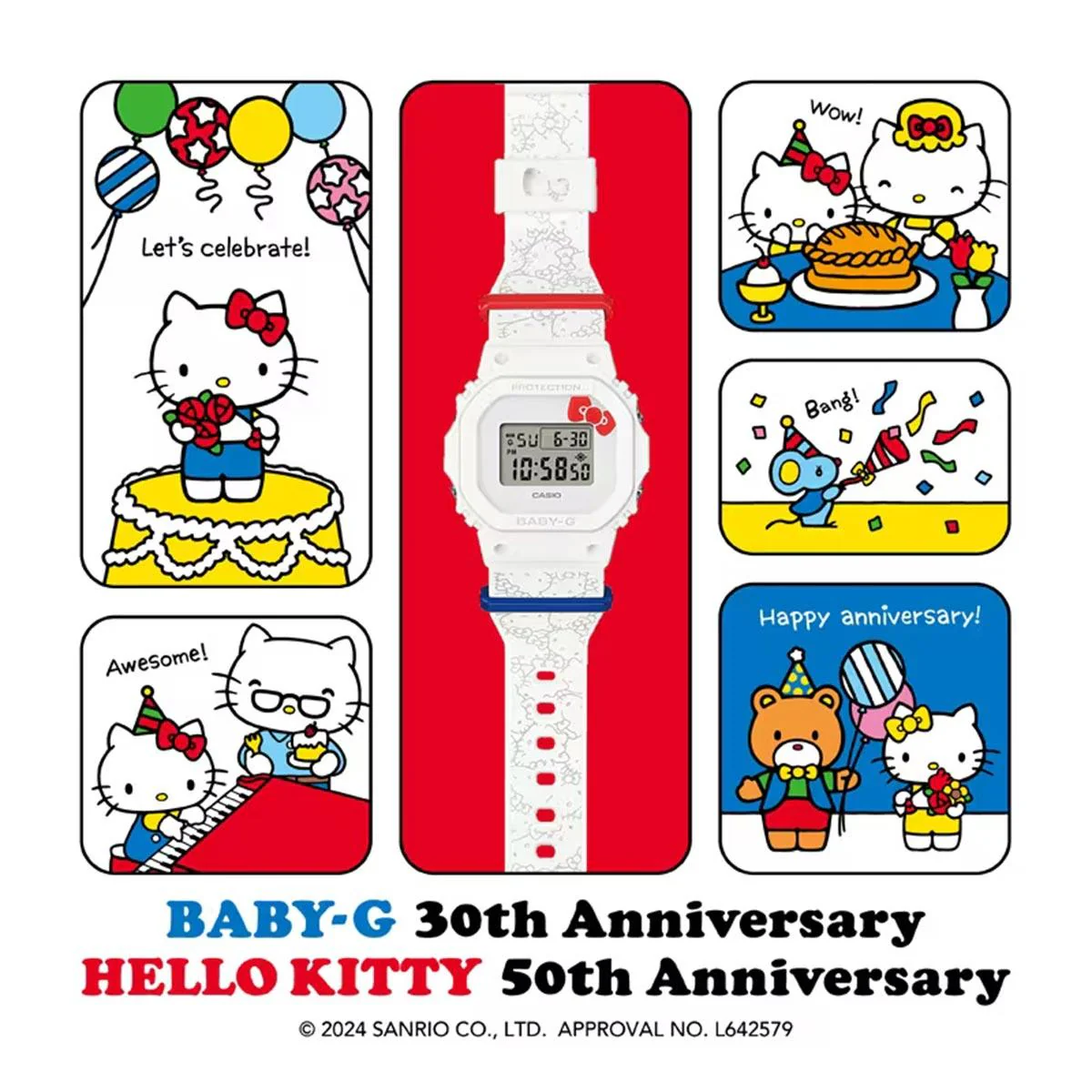 Baby-G x Hello Kitty Watch BGD-565KT-7 - Image 2