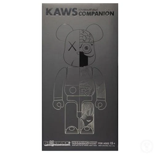 Bearbrick Kaws Dissected Companion Grey 1000% - Image 4