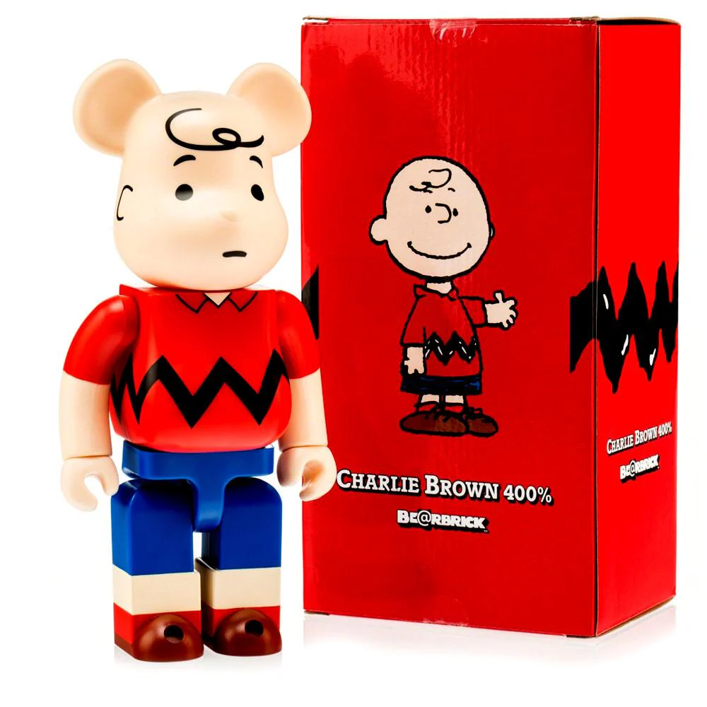 Bearbrick Peanuts Charlie Brown 400% - Image 3