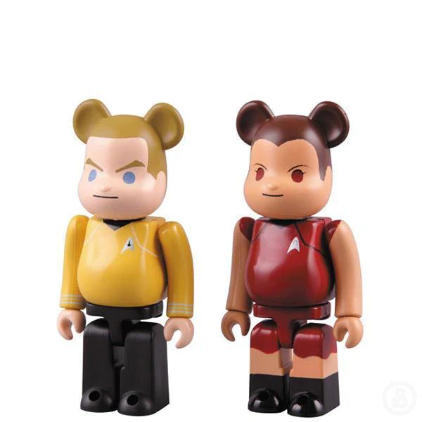 Bearbrick Star Trek Kirk & Uhura 100%