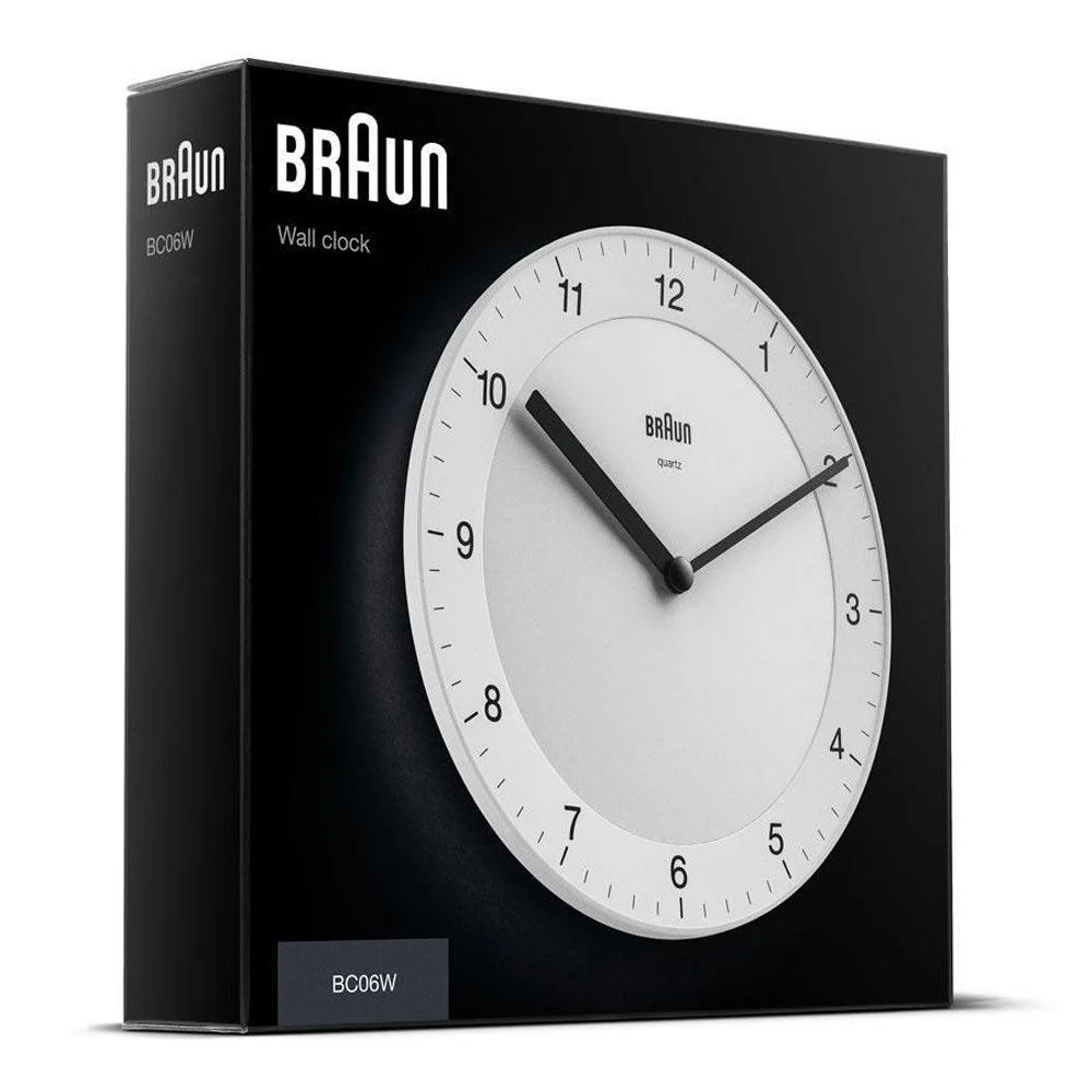 Braun Classic 20cm Wall Clock BC06W - Image 4