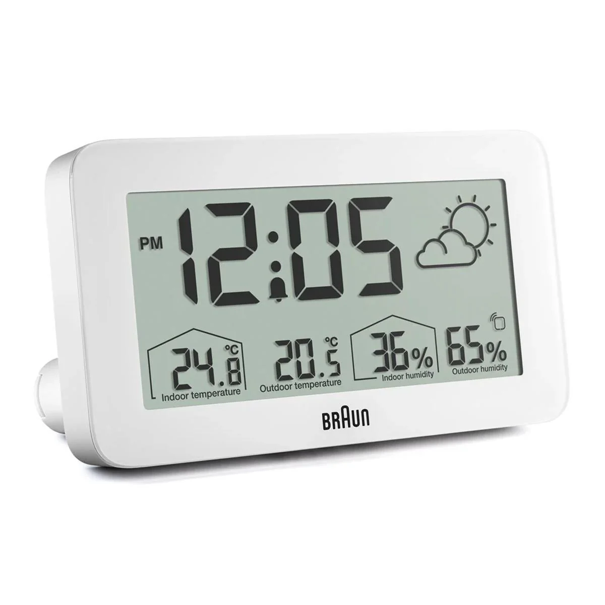Braun Digital Weather Station Clock BC13WP