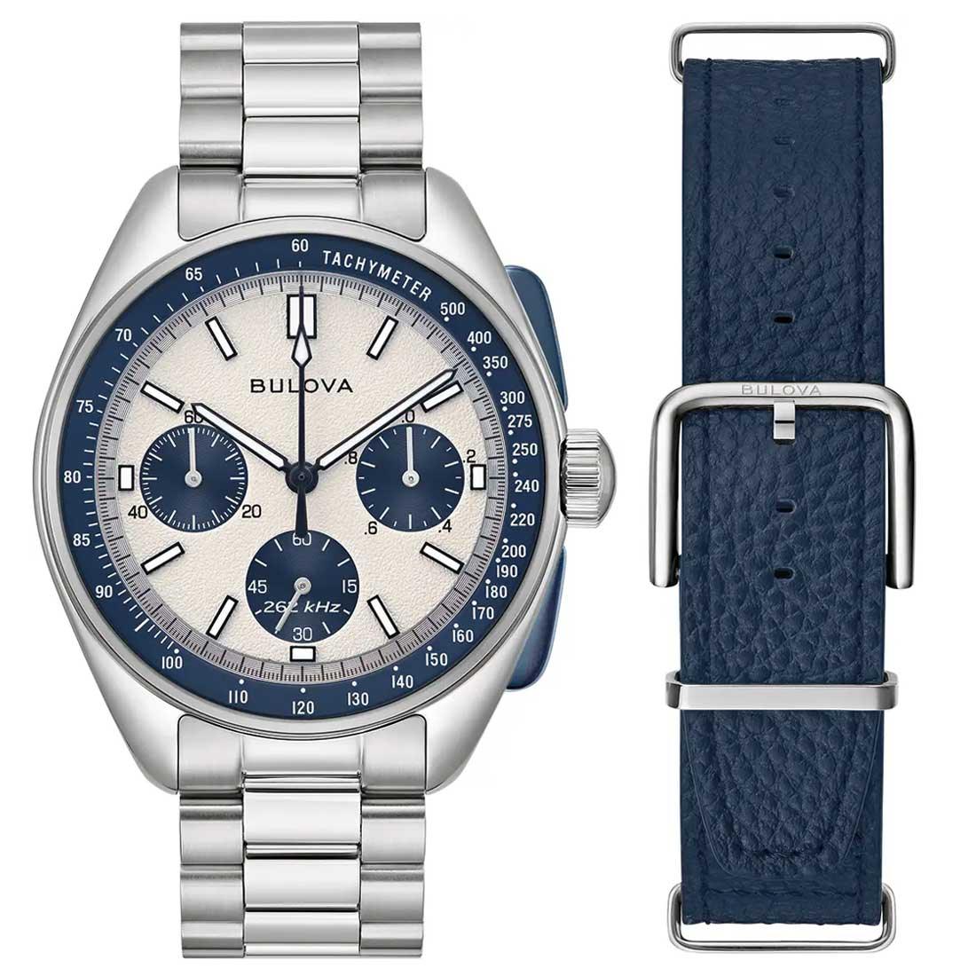 Bulova Lunar Pilot Chronograph Watch 98K112 - Image 2