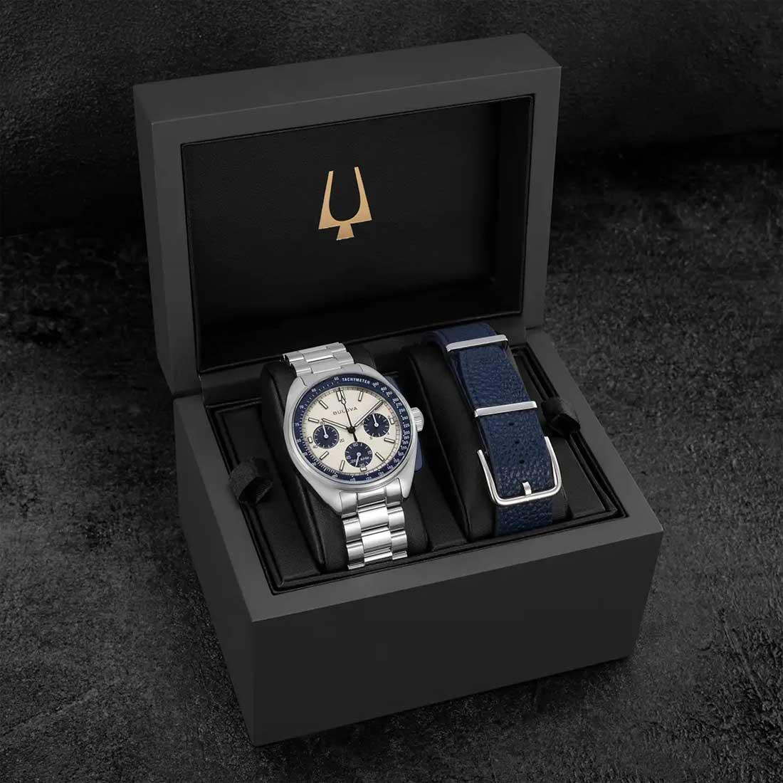 Bulova Lunar Pilot Chronograph Watch 98K112 - Image 6