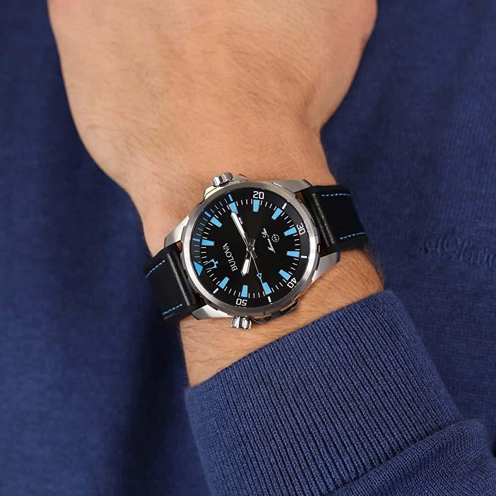 Bulova Marine Star 43mm Watch 96B337 - Image 4