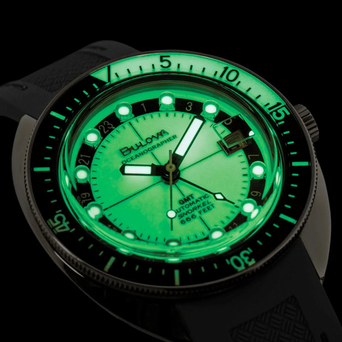 Bulova Oceanographer Devil Diver GMT 98B407 - Image 4