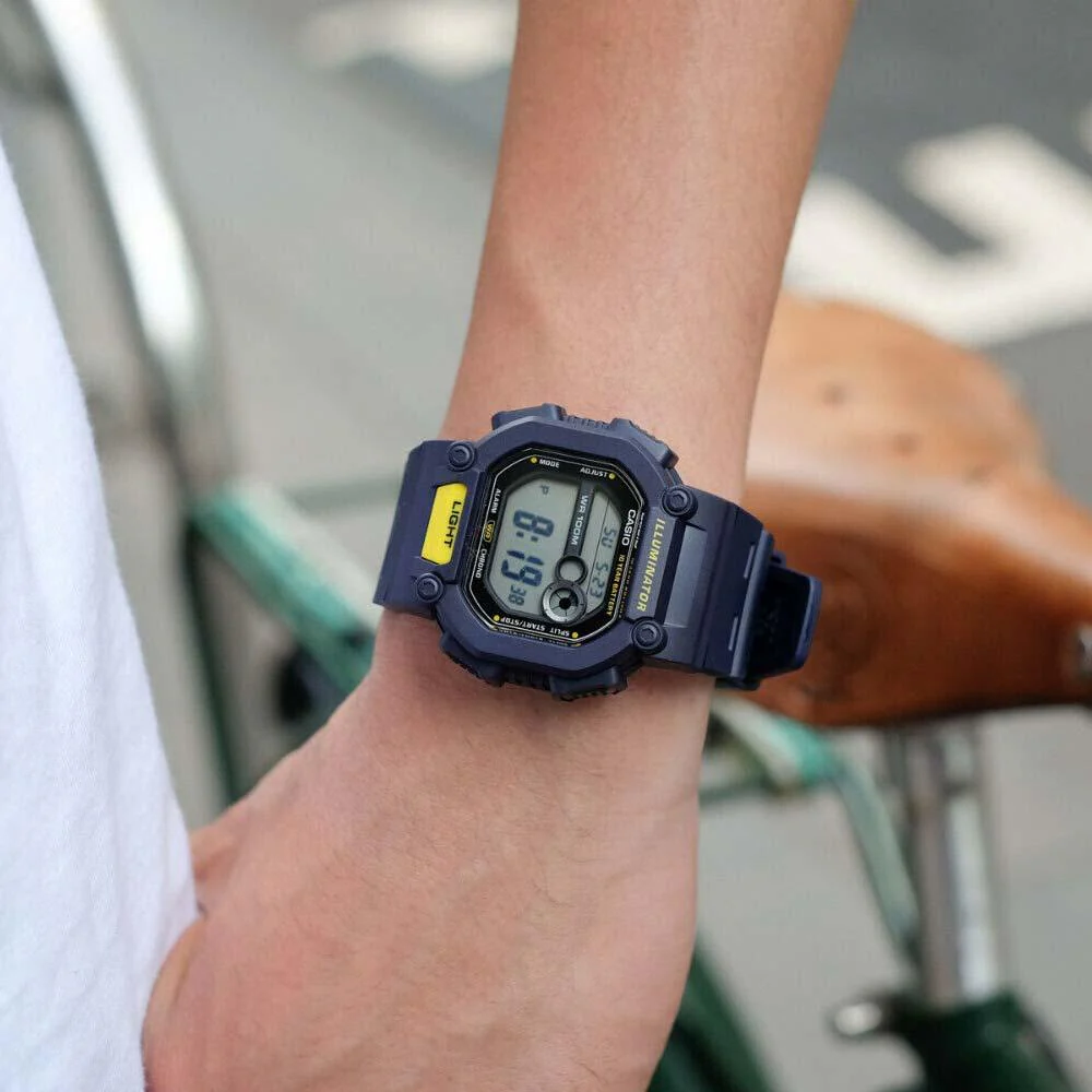 Casio Dual Time Digital Watch W-737H-2AV - Image 3