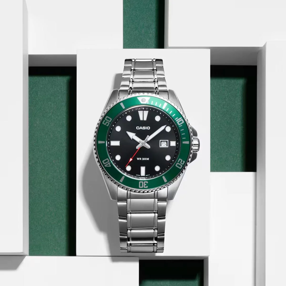 Casio Metal Analog Watch MDV-107D-3AV - Image 3