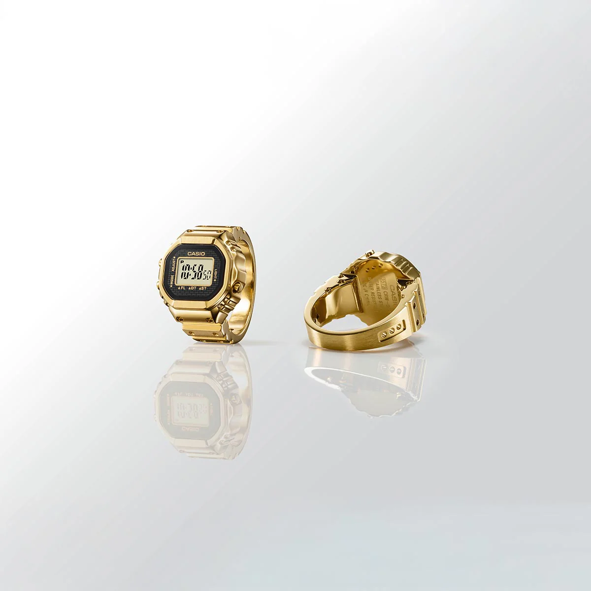 Casio Ring Watch Gold CRW-001G-9 - Image 6