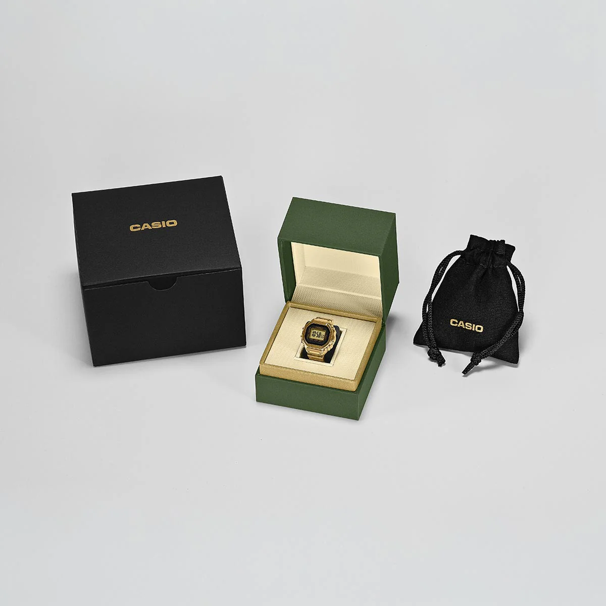 Casio Ring Watch Gold CRW-001G-9 - Image 9