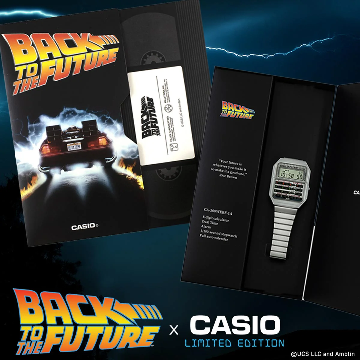 Casio Vintage x Back to the Future CA-500WEBF-1A - Image 4