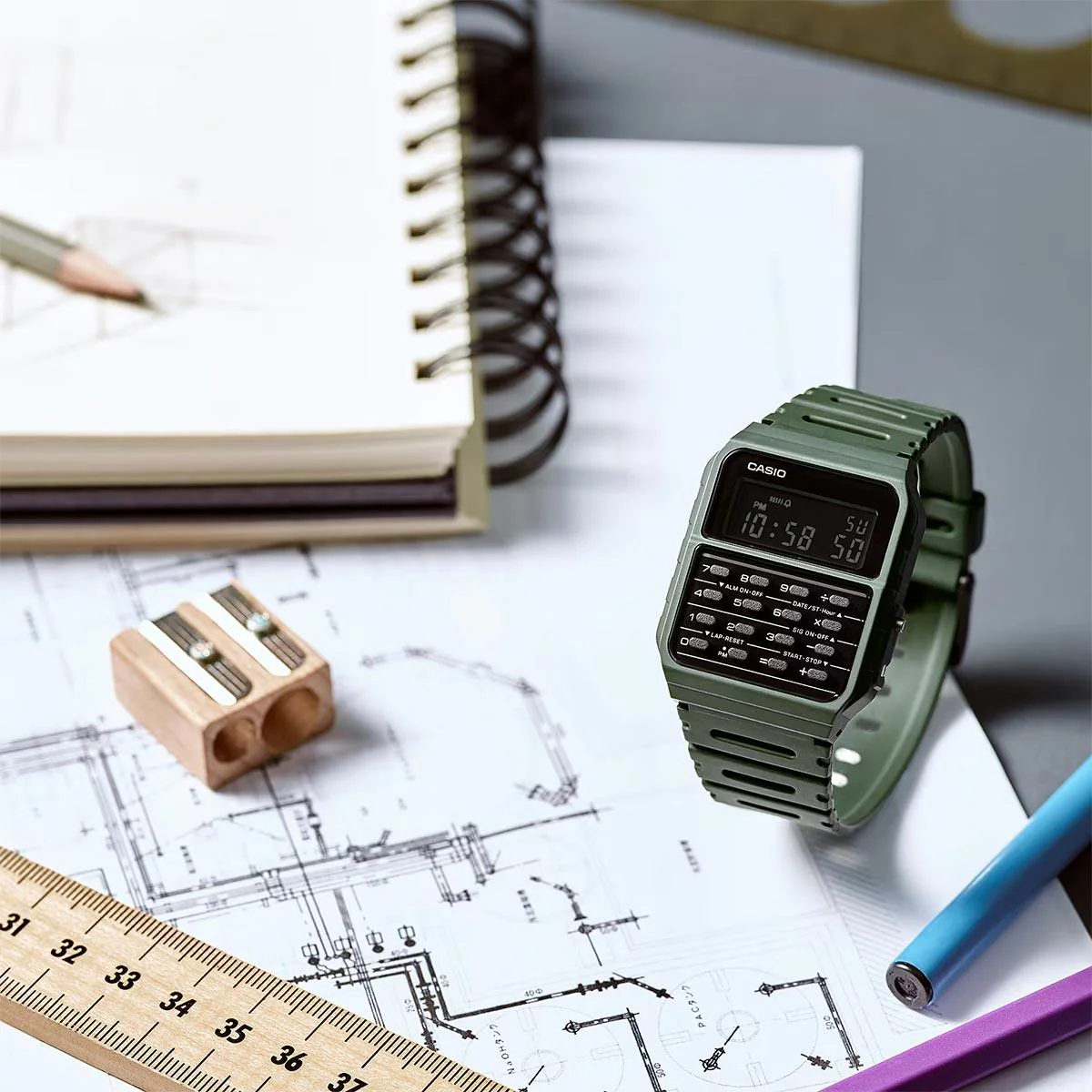 Casio Vintage Data Bank CA-53WF-3B - Image 2