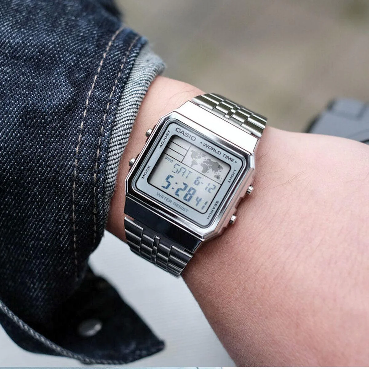 Casio Vintage World Time A500WA-7 - Image 3