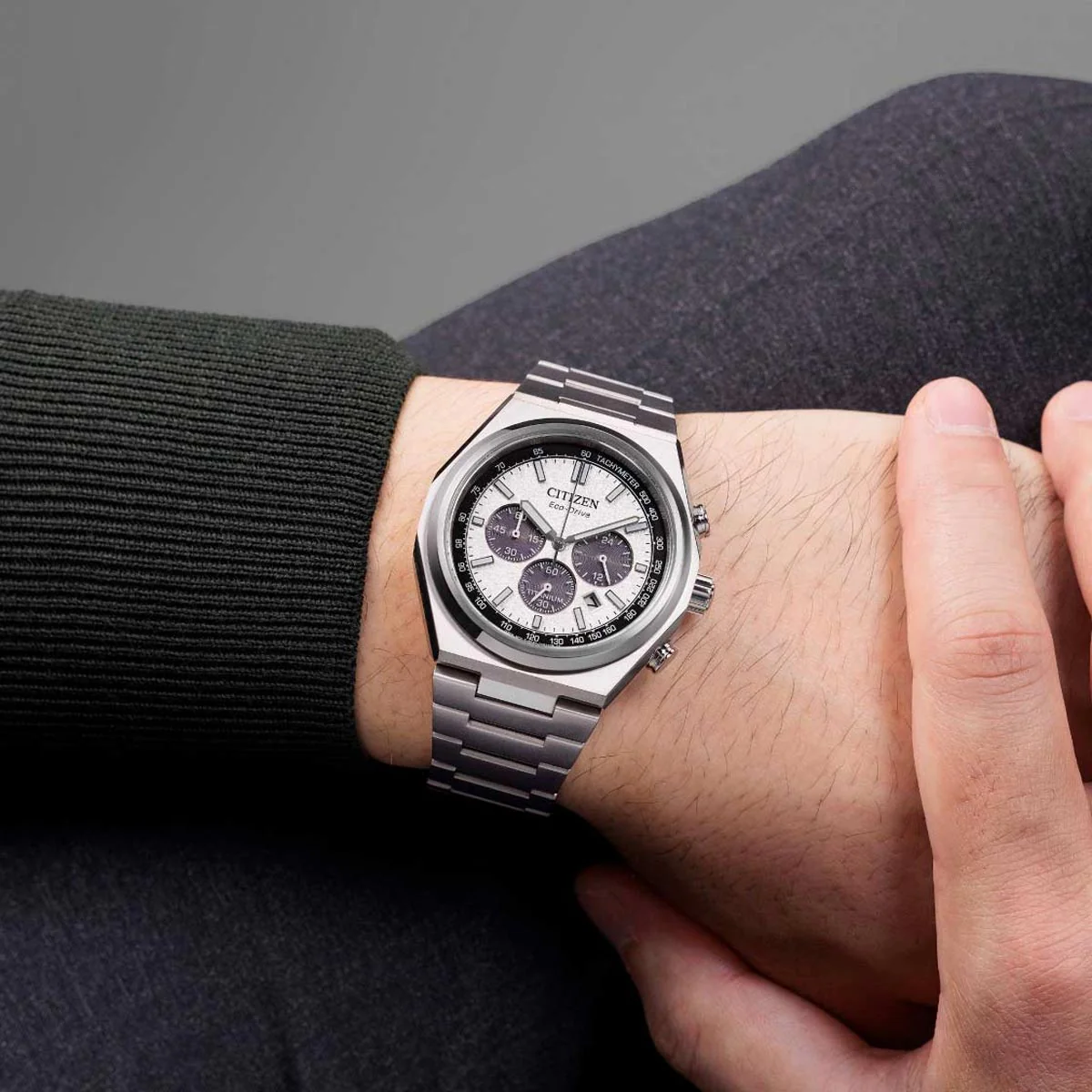 Citizen Zenshin Chrono Titanium CA4610-85A - Image 3