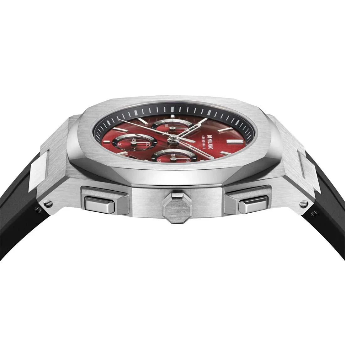 D1 Milano Chronograph Burgundy D1-CHRJ03 - Image 5