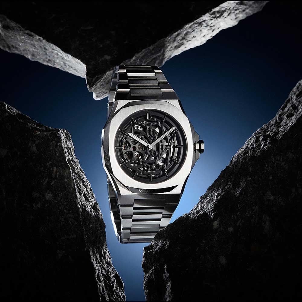 D1 Milano Skeleton 41.5mm Watch D1-SKBJ10 - Image 6