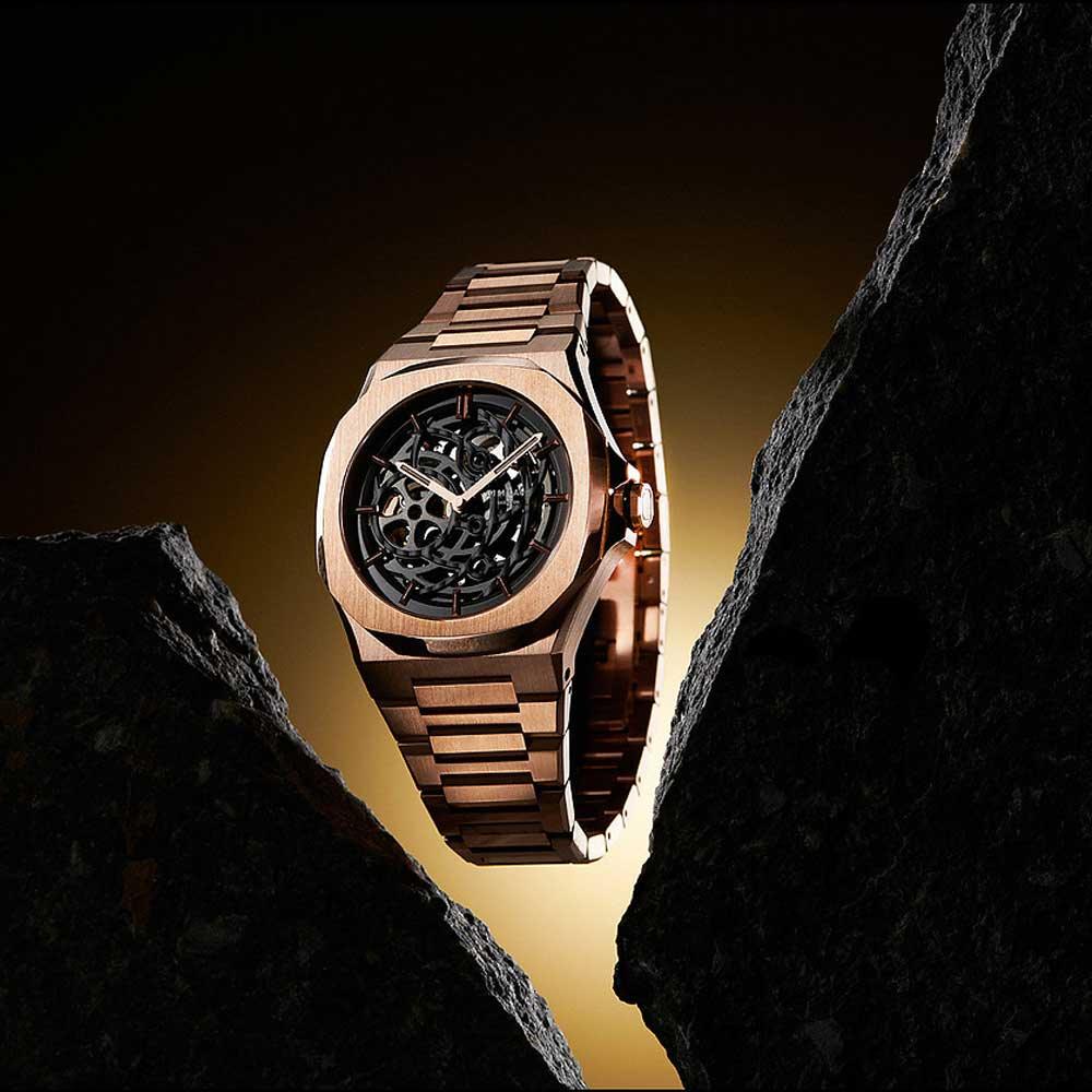 D1 Milano Skeleton 41.5mm Watch D1-SKBJ12 - Image 6