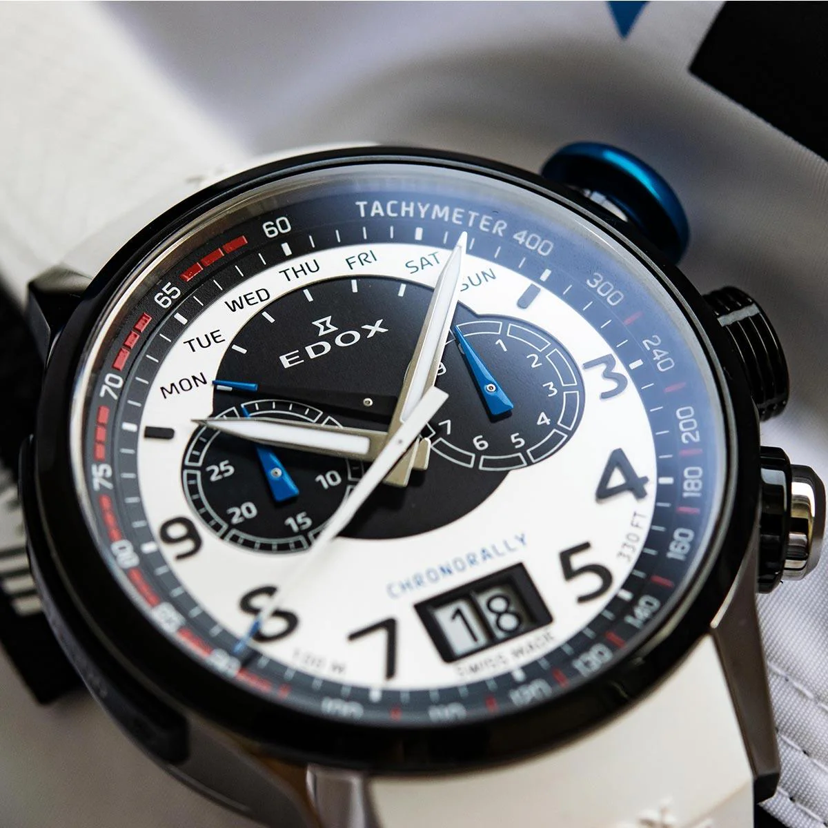 Edox Chronorally Limited Edition 38001TINNBUBN - Image 12