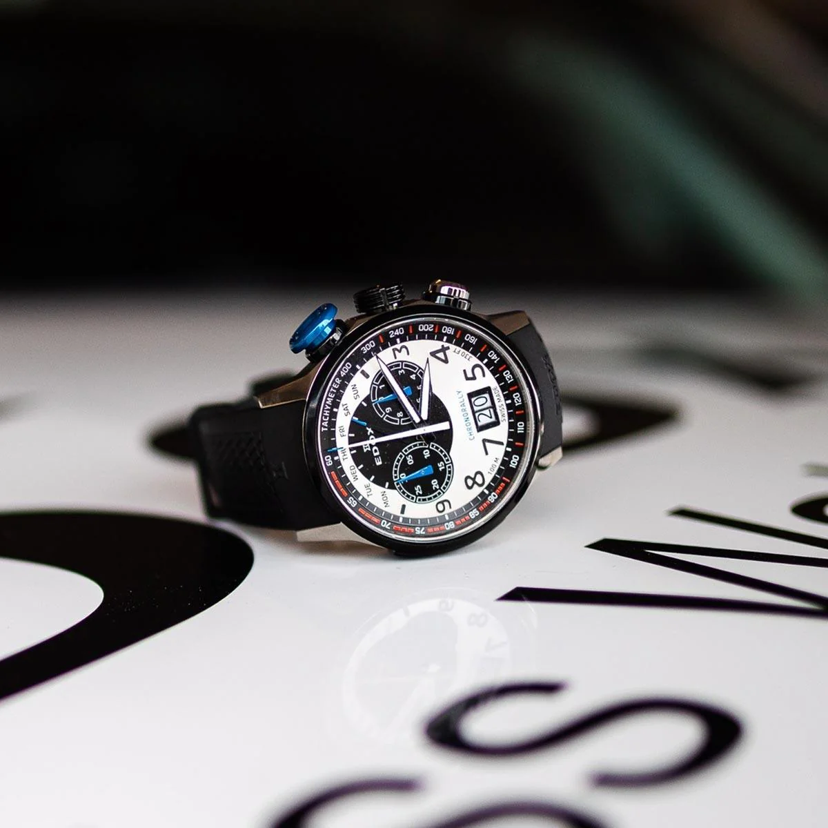 Edox Chronorally Limited Edition 38001TINNBUBN - Image 3