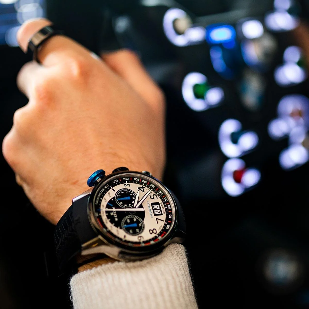 Edox Chronorally Limited Edition 38001TINNBUBN - Image 6