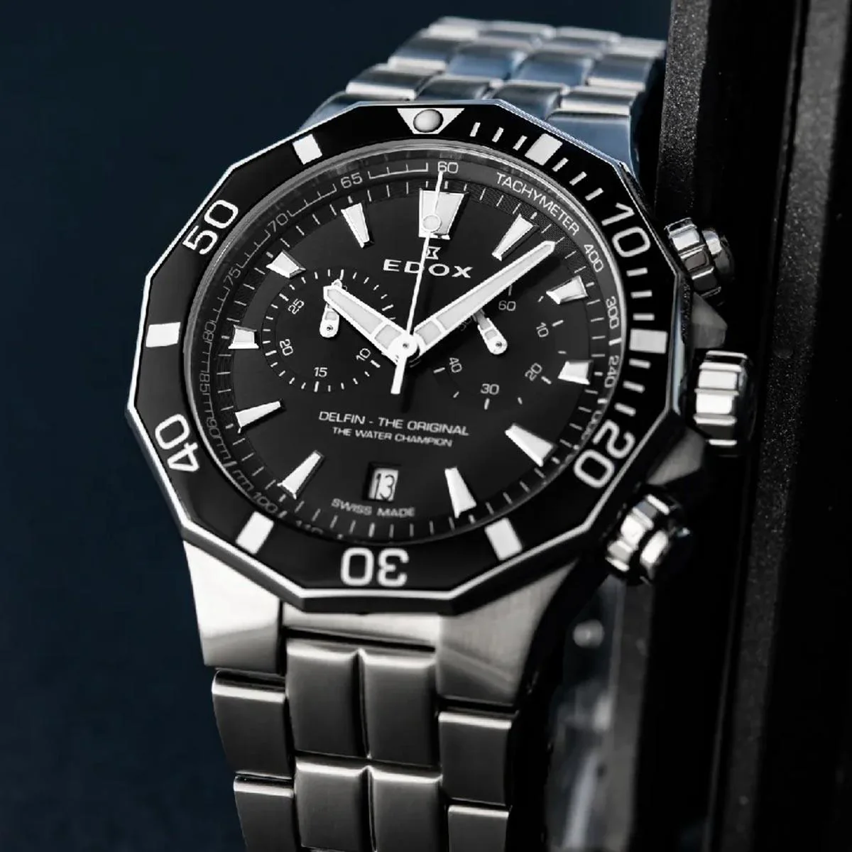 Edox Delfin Chronograph 101123NMNIN - Image 3