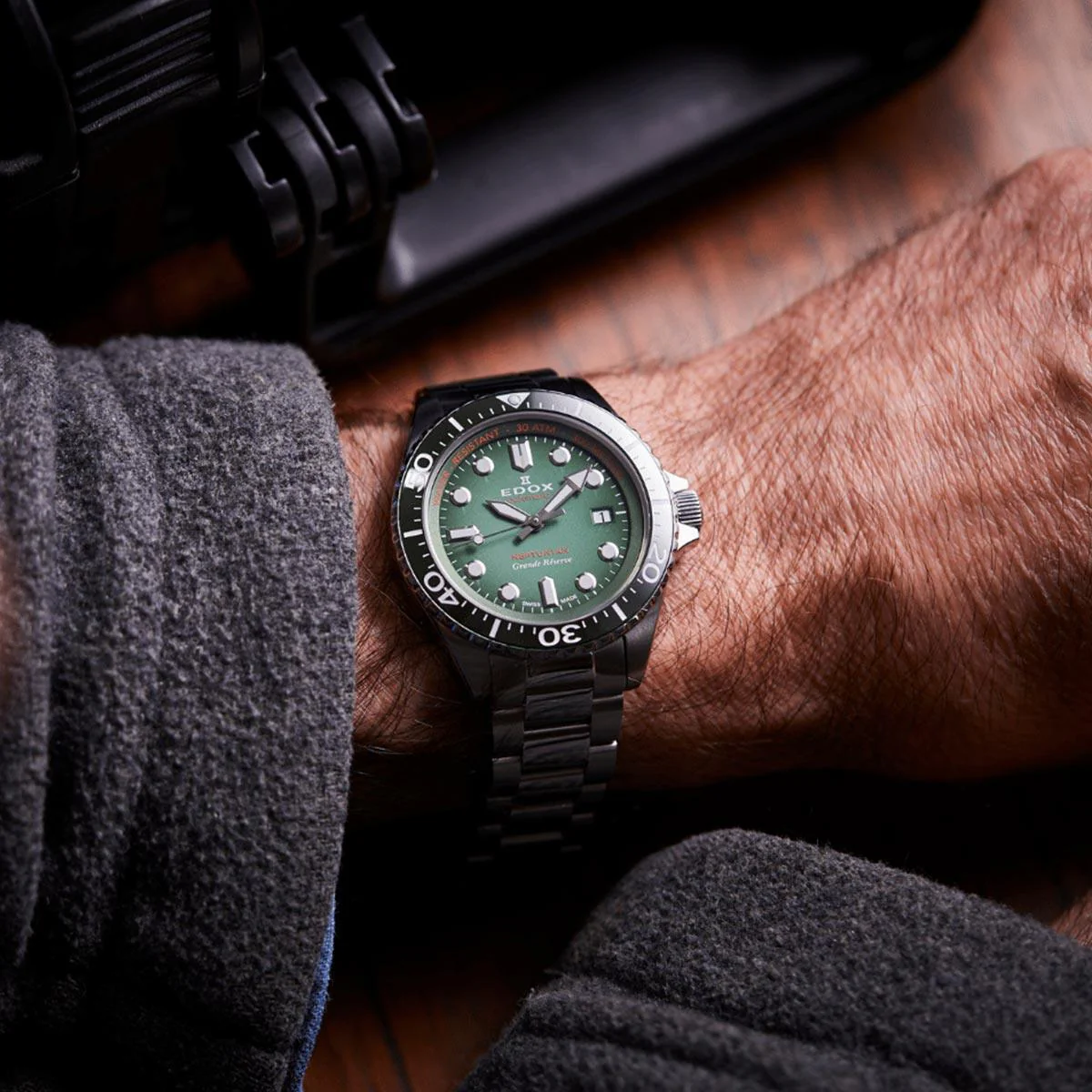 Edox Neptunian Grande Reserve 808013VMVDN - Image 3