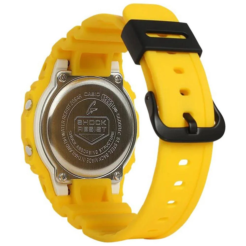 G-Shock Classic Yellow Watch DW-5600REC-9 - Image 3