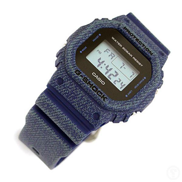 G-Shock Denim Pattern Watch DW-5600DE-2 - Image 2