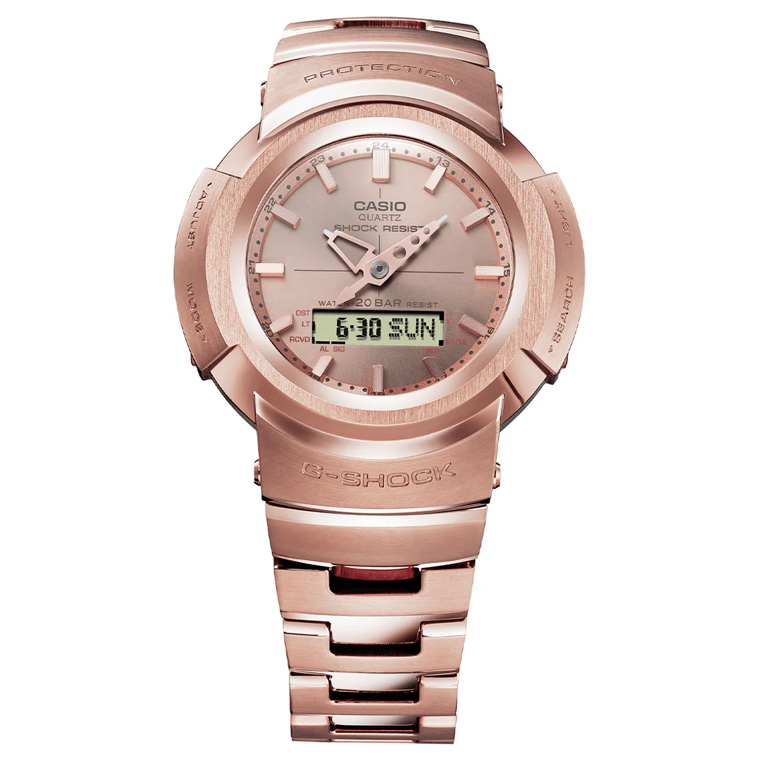 G-Shock Rose Gold Watch AWM-500GD-4A - Image 2