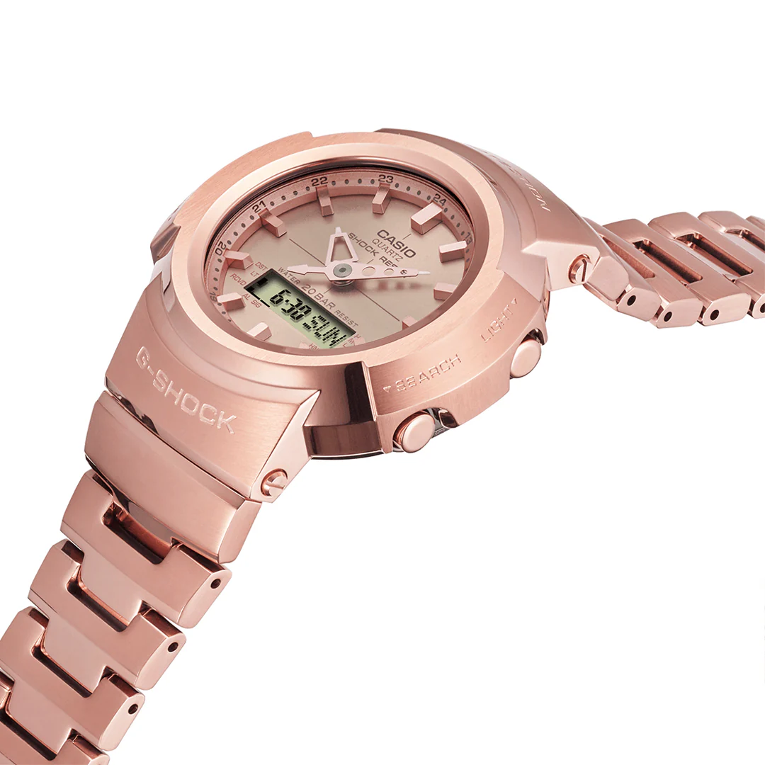 G-Shock Rose Gold Watch AWM-500GD-4A - Image 3