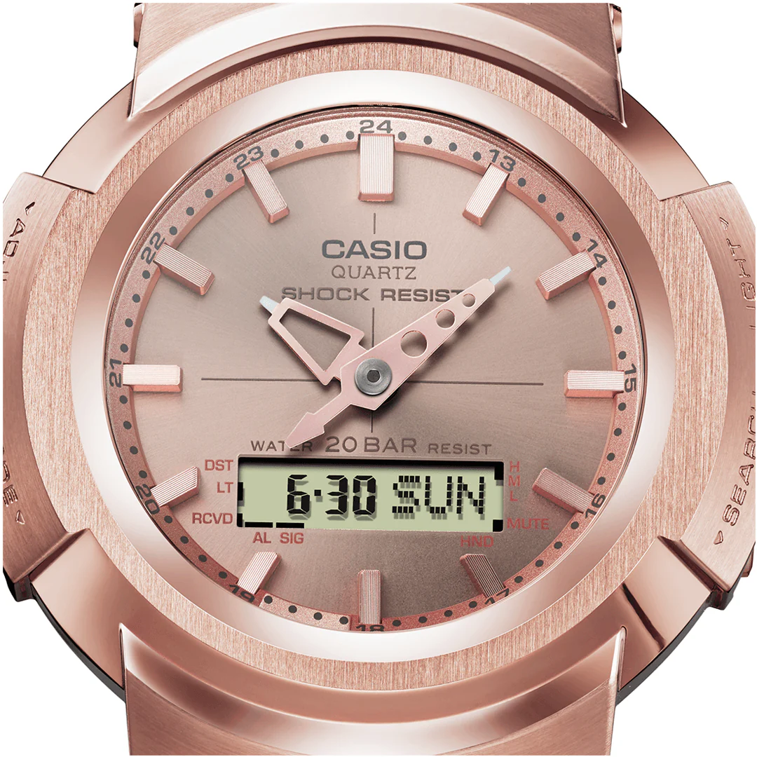 G-Shock Rose Gold Watch AWM-500GD-4A - Image 4