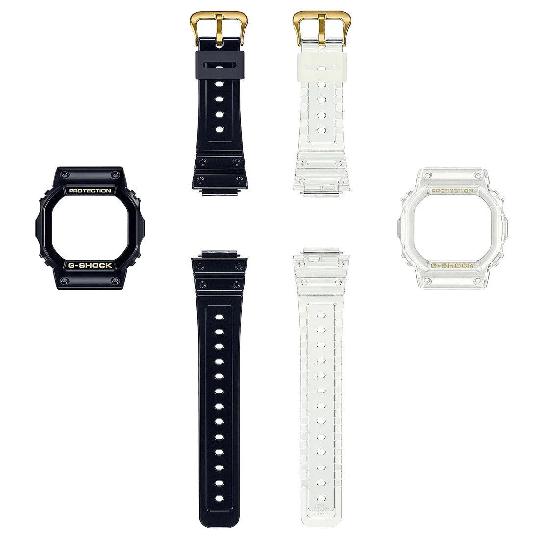 G-Shock Gold Chain Watch Set DWE-5600HG-1 - Image 4