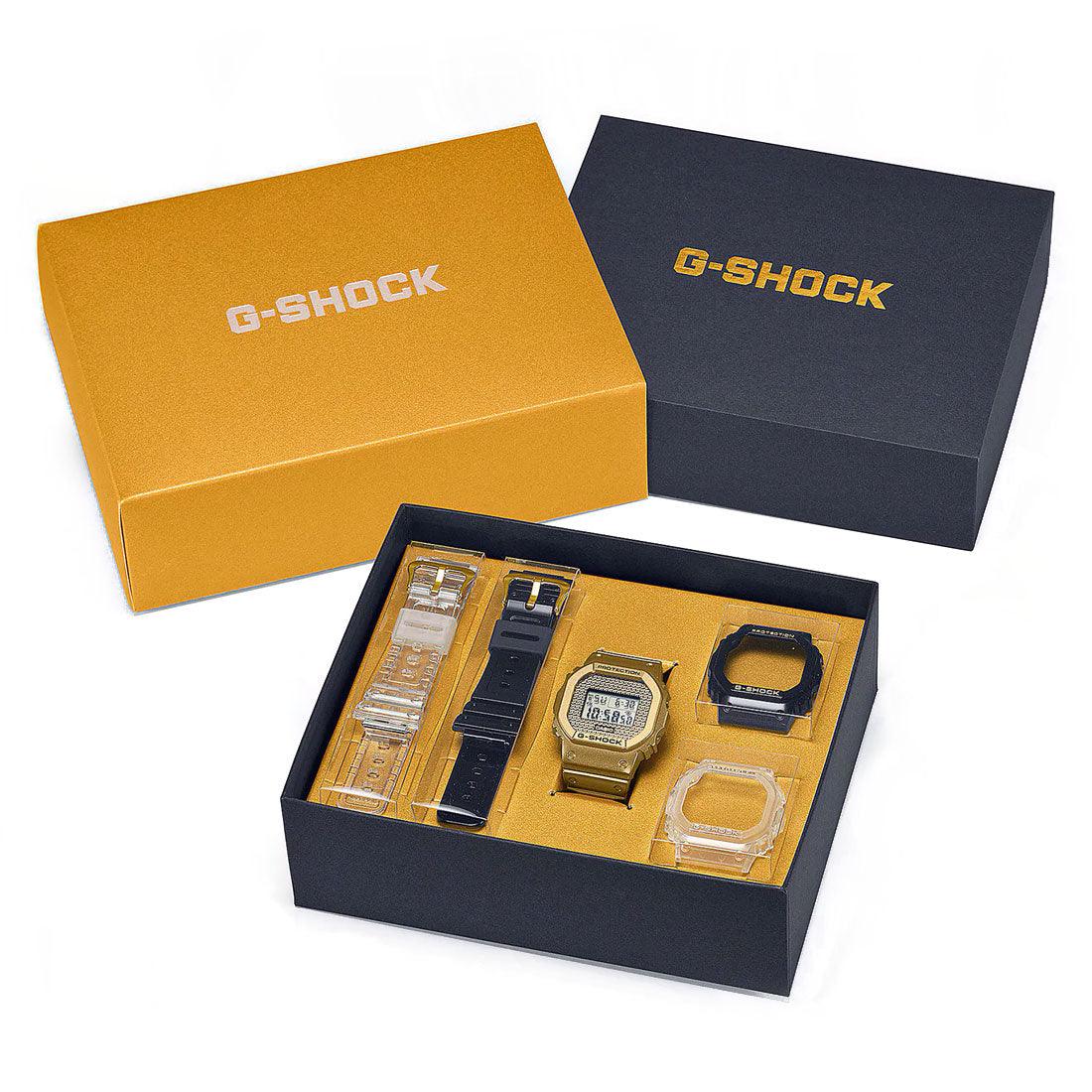 G-Shock Gold Chain Watch Set DWE-5600HG-1 - Image 5