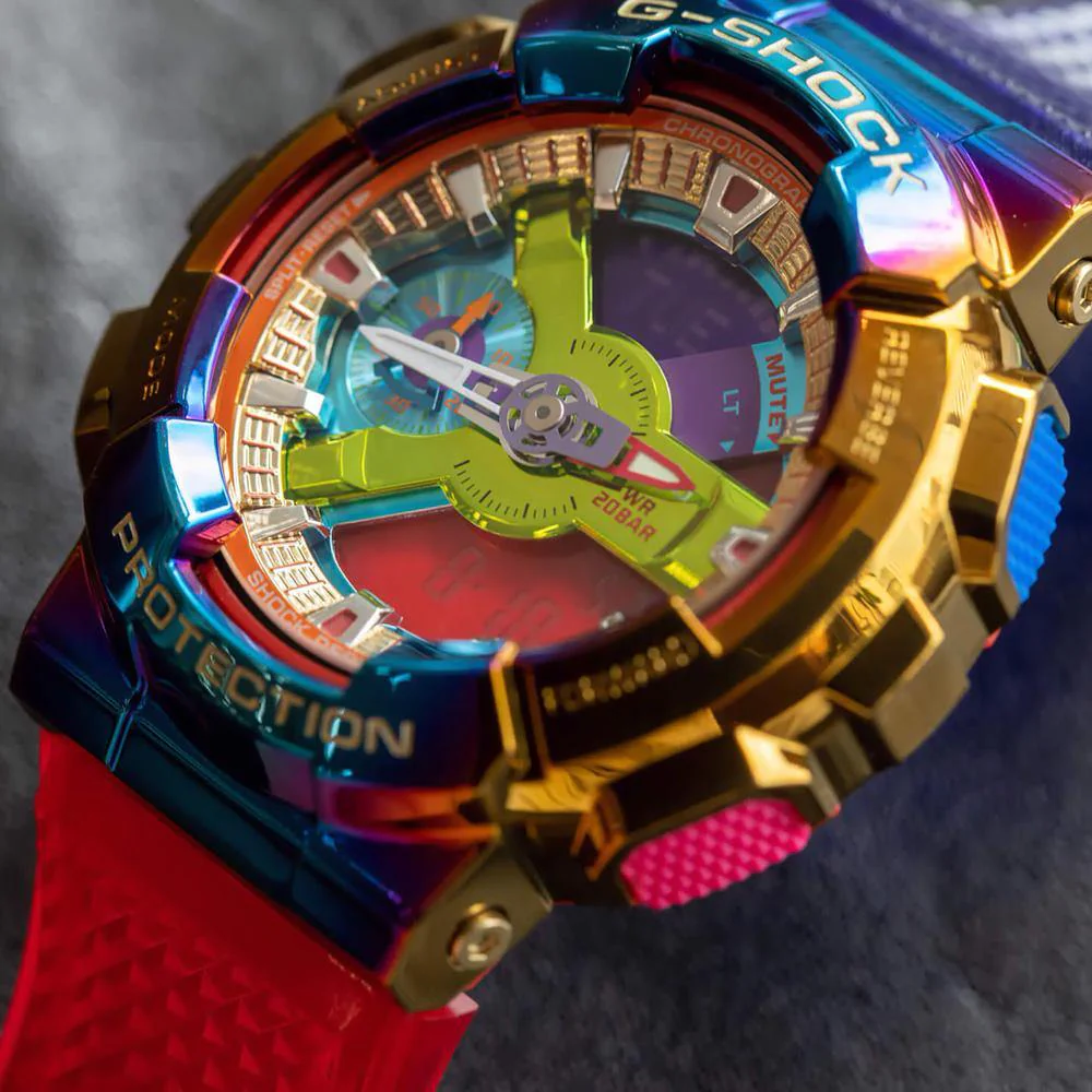 G-Shock Metal Bezel Watch GM-110RB-2A - Image 3