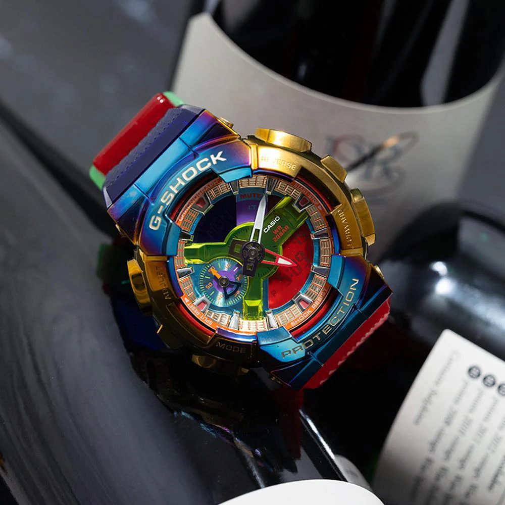 G-Shock Metal Bezel Watch GM-110RB-2A - Image 4