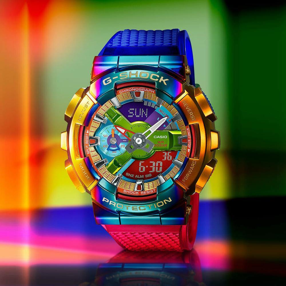 G-Shock Metal Bezel Watch GM-110RB-2A - Image 5