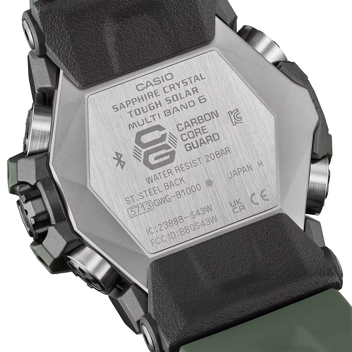 G-Shock Mudmaster Watch GWG-B1000-3A - Image 6