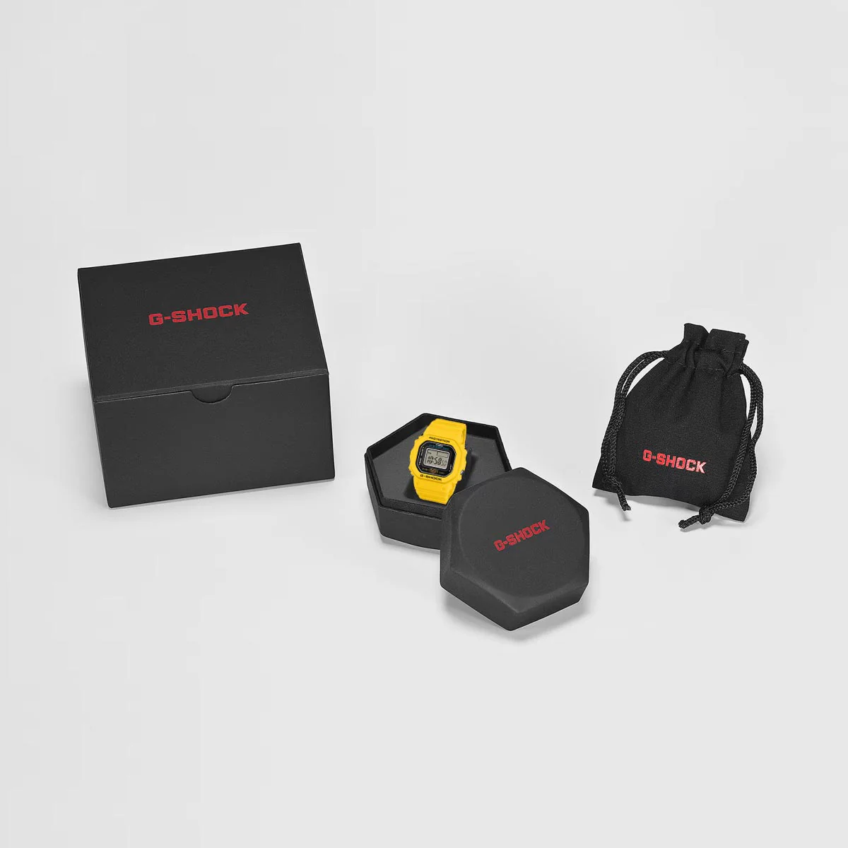 G-Shock Nano Ring Watch Yellow DWN-5600-9 - Image 5