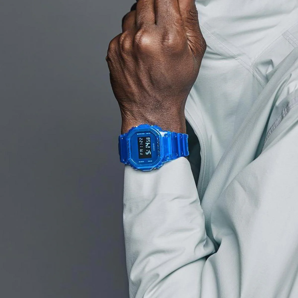 G-Shock Translucent Blue Jelly Watch DW-5600SB-2 - Image 5