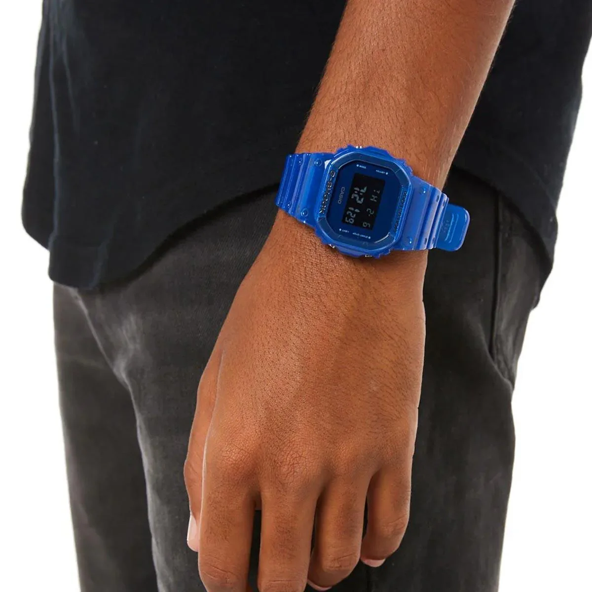 G-Shock Translucent Blue Jelly Watch DW-5600SB-2 - Image 6