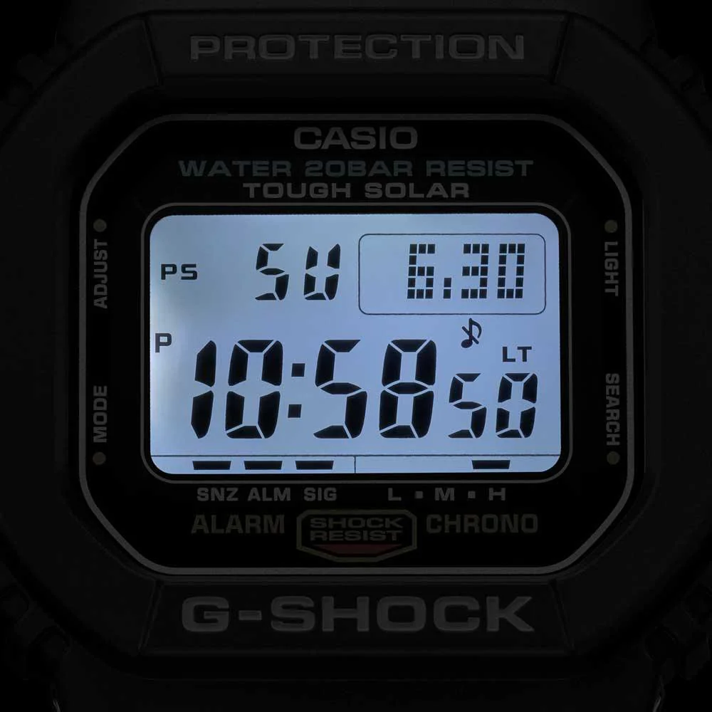 G-Shock Classic Solar Watch G-5600UE-1 - Image 4