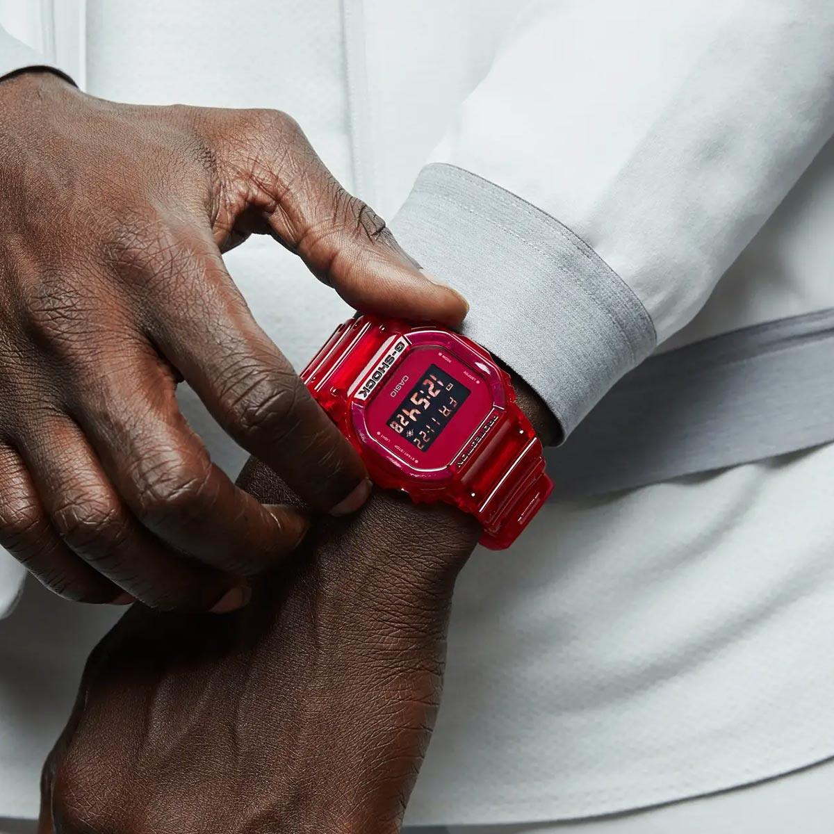 G-Shock Translucent Red Jelly DW-5600SB-4 - Image 2