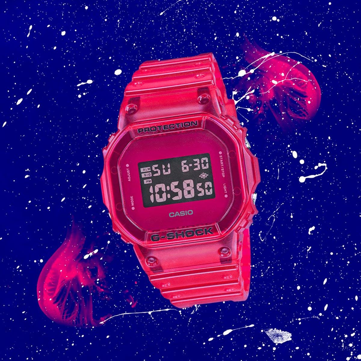 G-Shock Translucent Red Jelly DW-5600SB-4 - Image 4