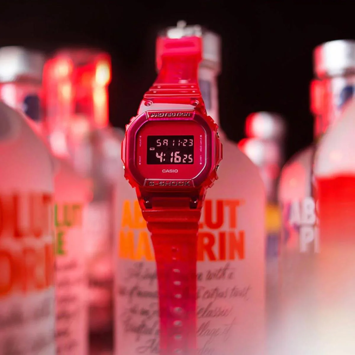 G-Shock Translucent Red Jelly DW-5600SB-4 - Image 5