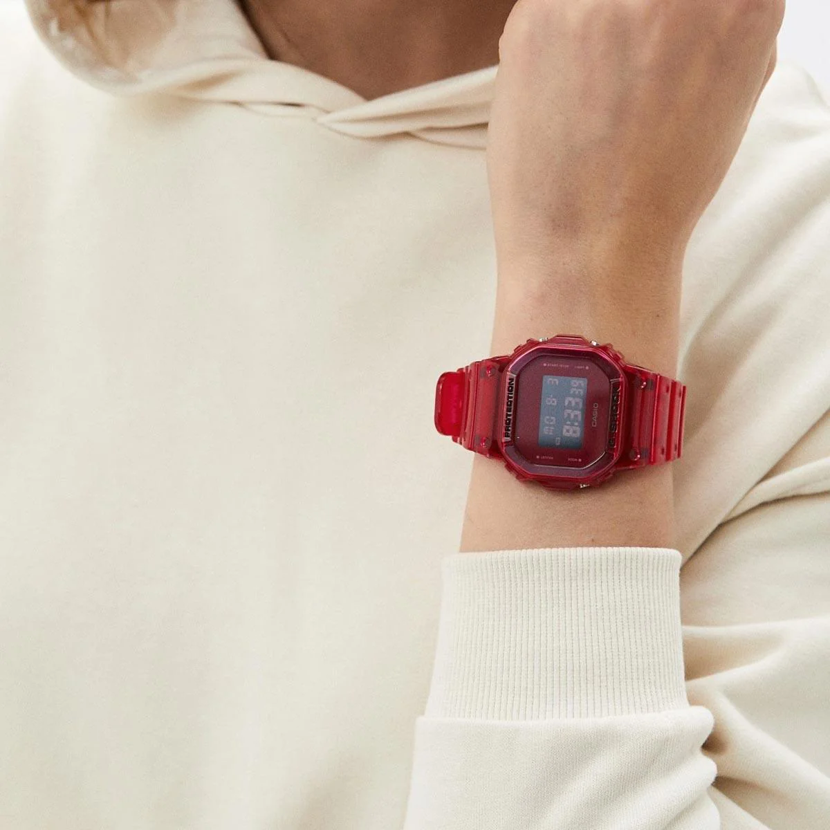 G-Shock Translucent Red Jelly DW-5600SB-4 - Image 6
