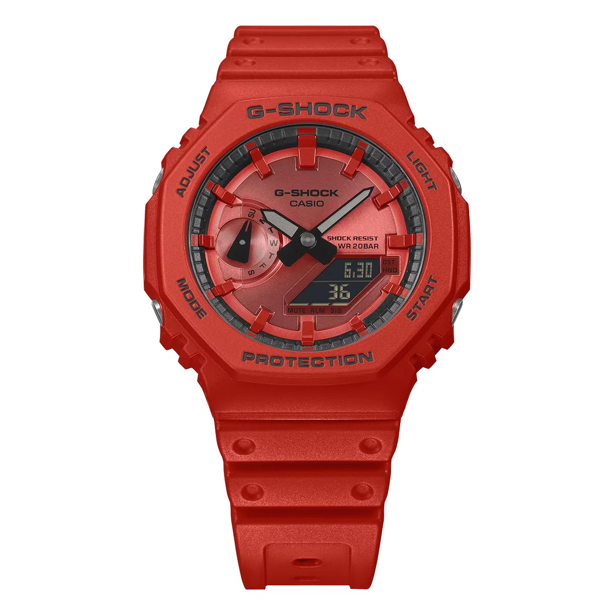 G-Shock Vivid Red GA-2100RRB-4A - Image 2