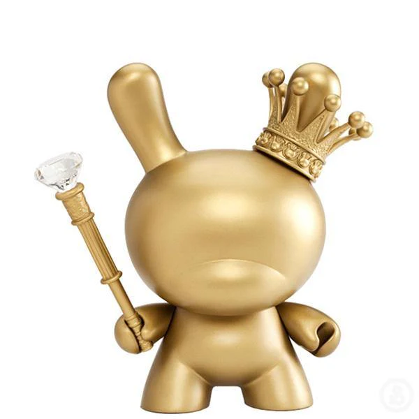 Kidrobot Tristan Eaton 8" Gold King Dunny