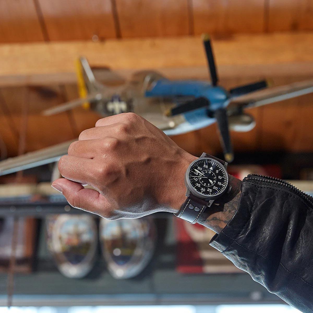 Laco Pilot Original Friedrichshafen 45mm 861753 - Image 8